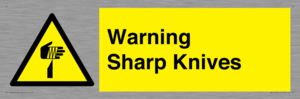 Warning Sharp Knives